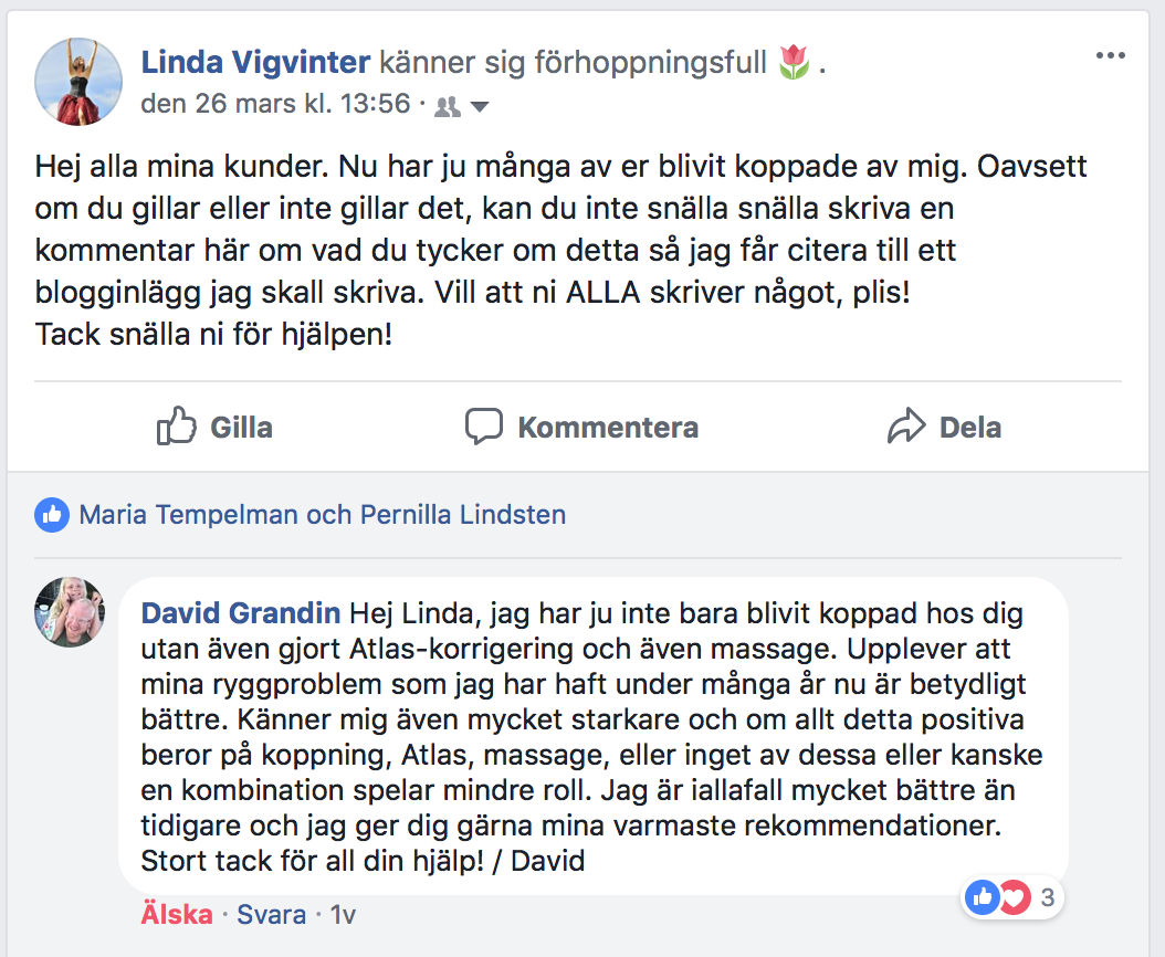 David om koppning