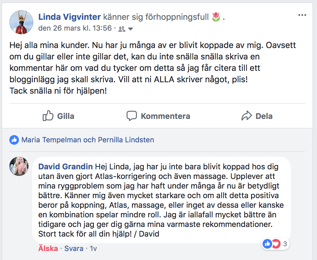 David om koppning