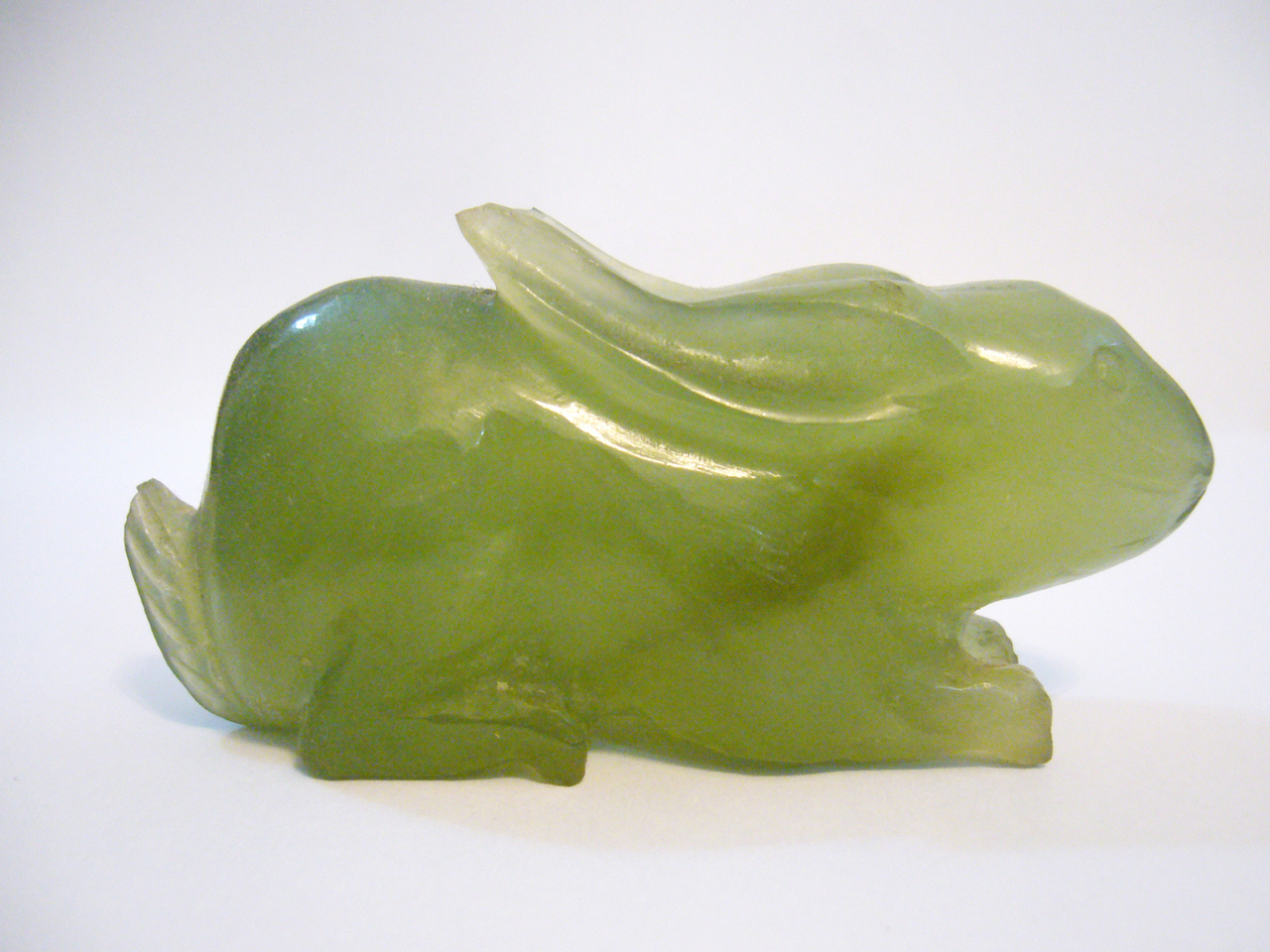Närbild av naturlig jade