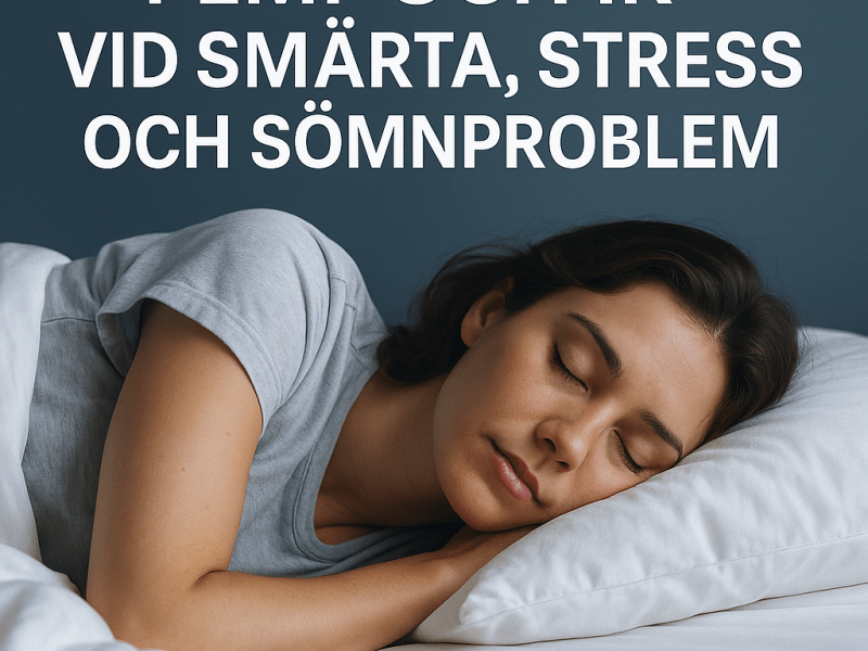 PEMF och IR vid smärta, stress och&nbsp;sömnproblem