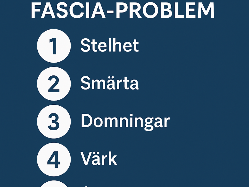 5 tecken på&nbsp;fascia-problem